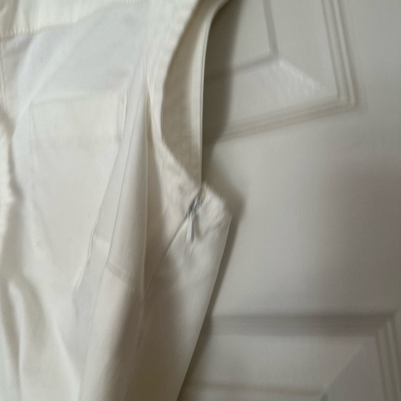 NWOT, W by Worth, grommet tie front white dress - Picture 8 of 8